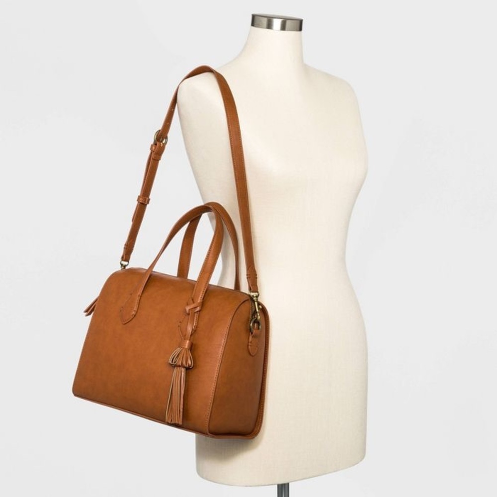NWOT Target Zip Closure Satchel Handbag